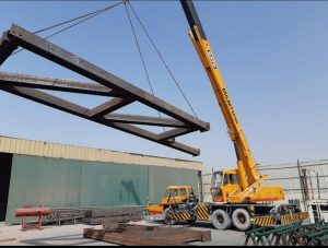 Heavy Steel Structure For Tawila RO Plant