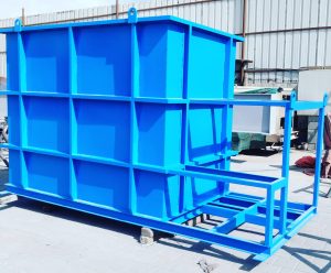 MS STP Tank For RO Plant Sandblasting Painting Internal External