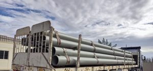  Sandblasting Protective Coating on MS Pipe for Power Generation 1